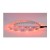 Taśma LED RGBCW 24V 150SMD5050 IP20 RGB + biała zimna niewodood. - 1m czerwony