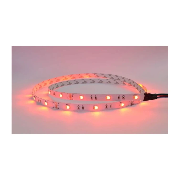 Taśma LED RGBCW 24V 150SMD5050 IP20 RGB + biała zimna niewodood. - 1m czerwony