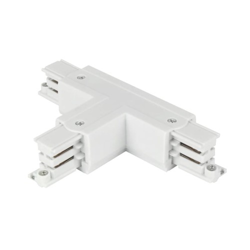 Łącznik T do szynoprzewodu LUMICANTO prawy biały z zasilaniem PRIME