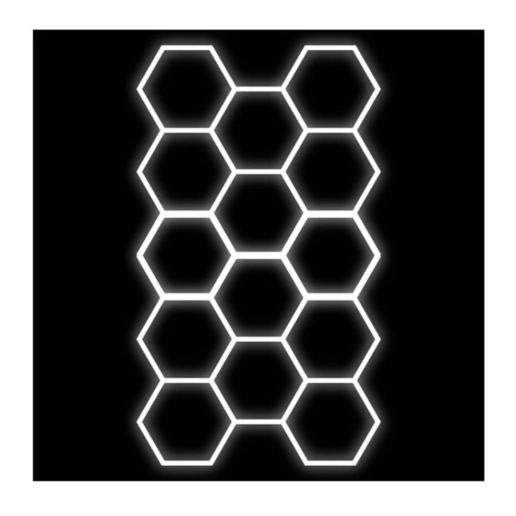 Zestaw 14 lamp LED HEXAGON 456W 6500K 230V AC