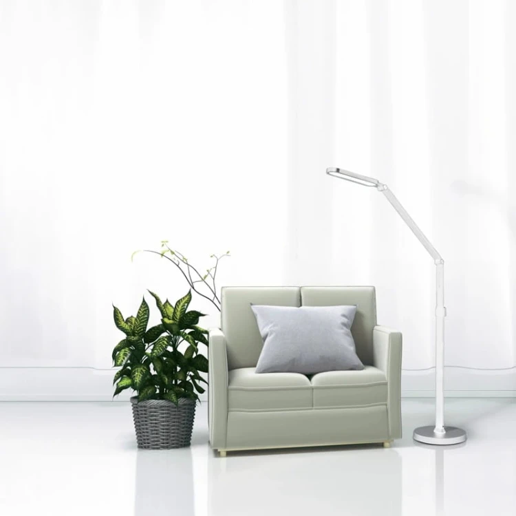 Lampka podłogowo-biurkowa LED FERRARA 13W CCT 3000K-6000K biała zdjęcie poglądowe