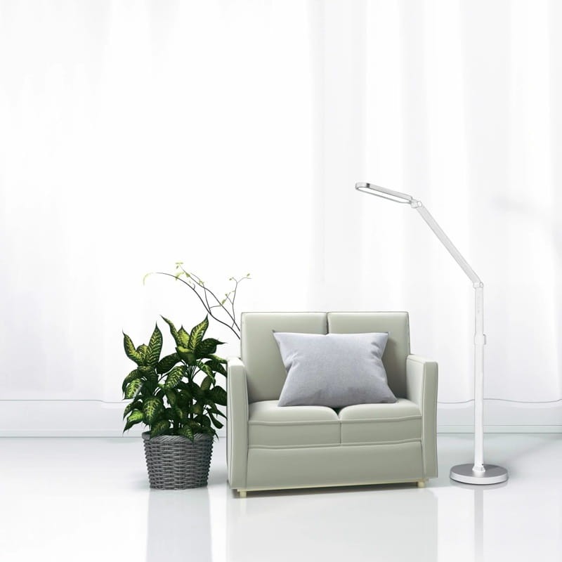 Lampka podłogowo-biurkowa LED FERRARA 13W CCT 3000K-6000K biała zdjęcie poglądowe