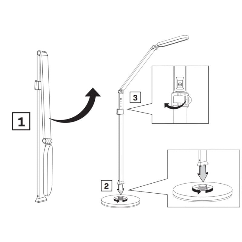 montaż lampy led ferrara