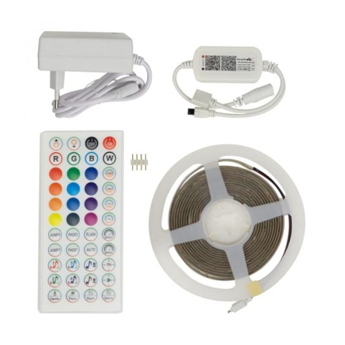Zestaw taśma LED kolorowa RGB IP20 3m ze sterownikiem, pilotem i zasilaczem