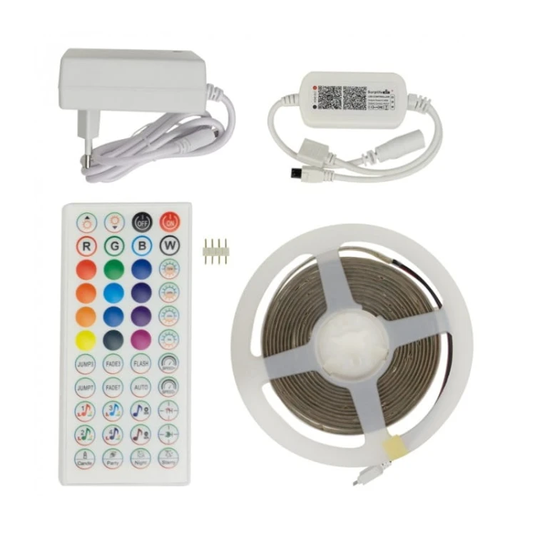 Zestaw taśma LED kolorowa RGB IP20 3m ze sterownikiem, pilotem i zasilaczem