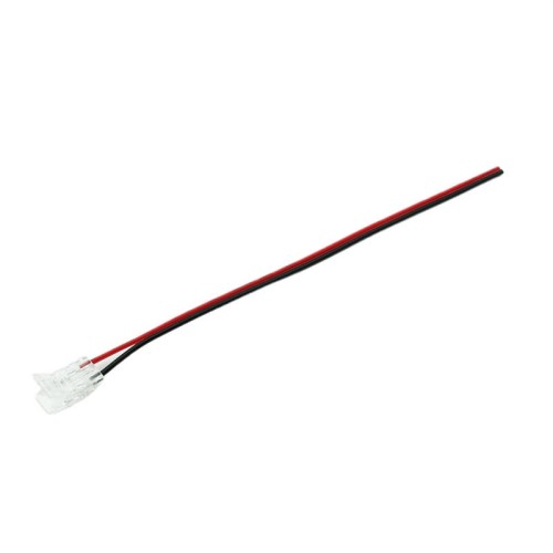 Złączka jednostronna 8 mm 2 pin COB z przewodem 100 mm