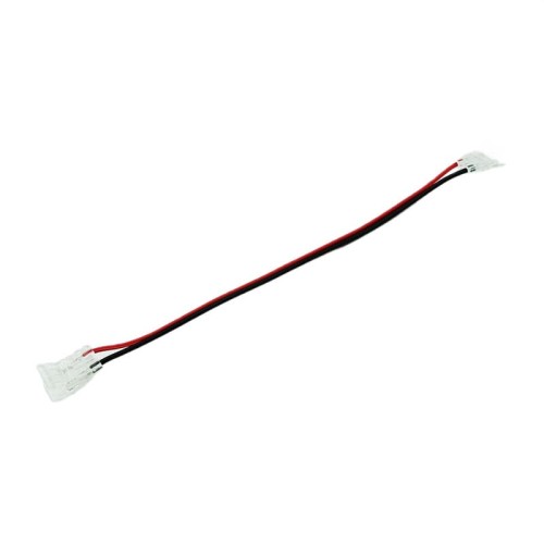 Złączka podwójna click connector 8 mm 2 pin COB z przewodem 100 mm