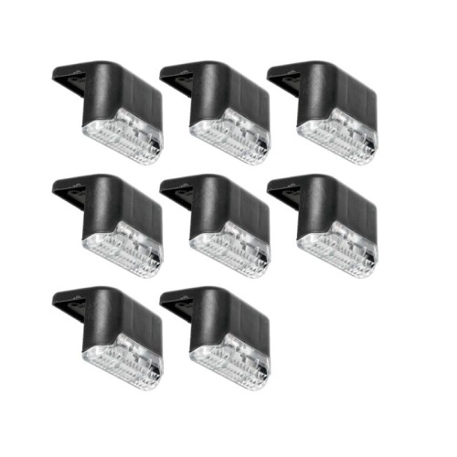 Naświetlacz LED SOLARNY 0,06W 3000K IP44 Photon - zestaw 8 szt.