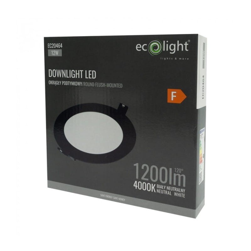 opakowanie panelu 12W 1200lm 4000K