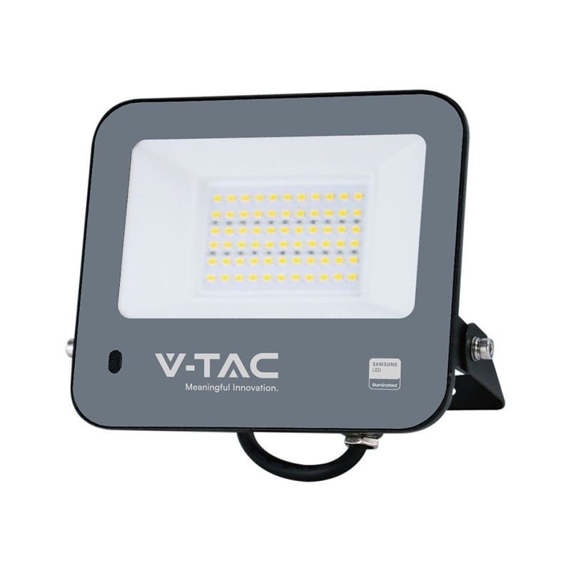 Naświetlacz LED V-TAC 30W 4000K 3600lm z czujnikiem zmierzchu, diody SAMSUNG, czarny