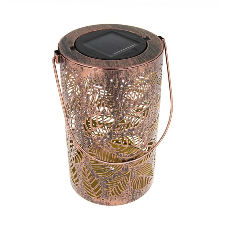 lampa solarna ogrodowa marokańskie liście