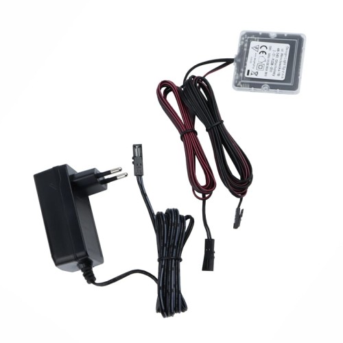 Włącznik pojemnościowy LED 12V DC 3A podblatowy + zasilacz 36W