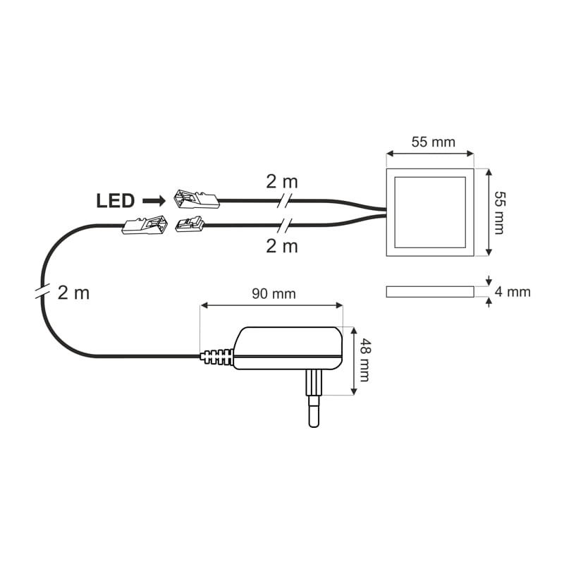 wymiary włącznika Z-CT-TRA36-01W