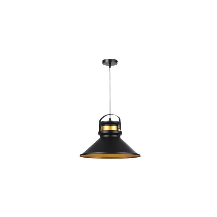 Lampa sufitowa wisząca 1xE27 Tao 37cm czarna + miedź