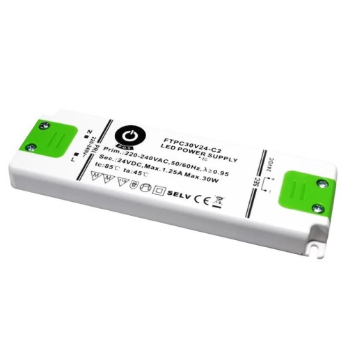 Zasilacz LED 30W 24V 1,25A meblowy POS Power