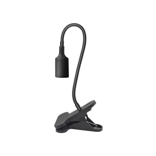 Lampka biurkowa PLANTY CLIP E27 czarna