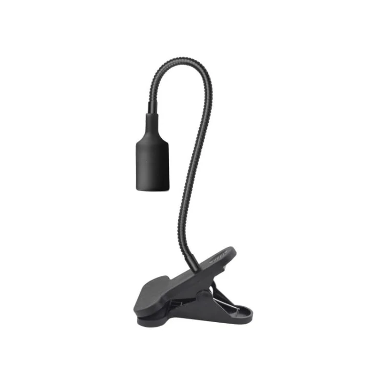 Lampka biurkowa PLANTY CLIP E27 czarna
