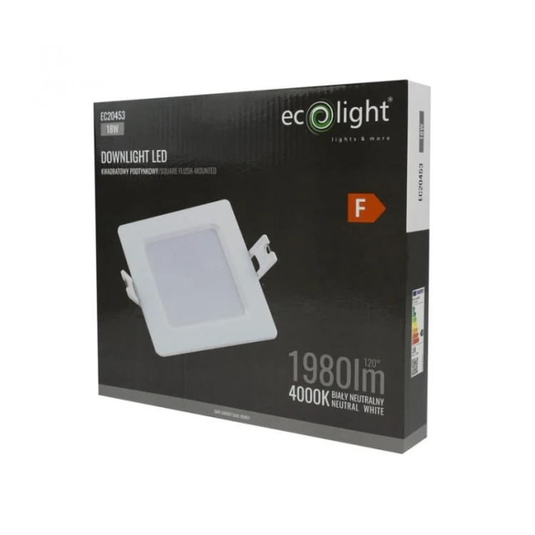 opakowanie panelu LED 18W 1980lm 4000K