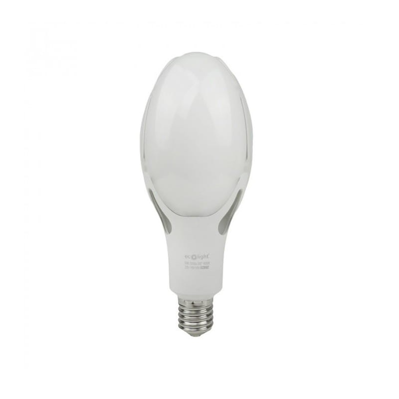 Żarówka LED E27, E27->E40 40W Rocket biała neutralna