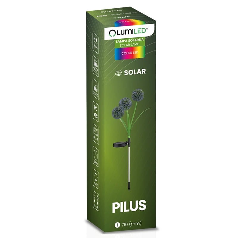 opakowanie lampy ogrodowej solarnej 71cm