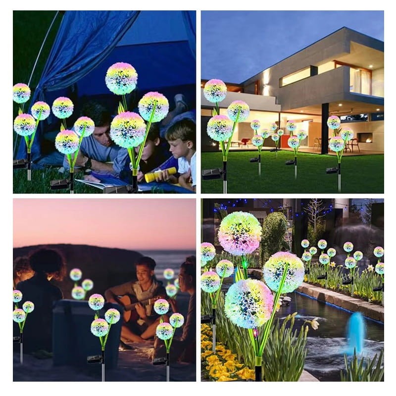 lampa czosnek kwiat RGB