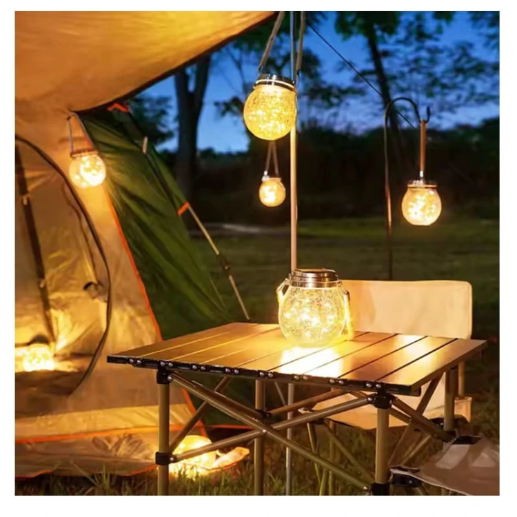 Lampa ogrodowa LED solarna wisząca
