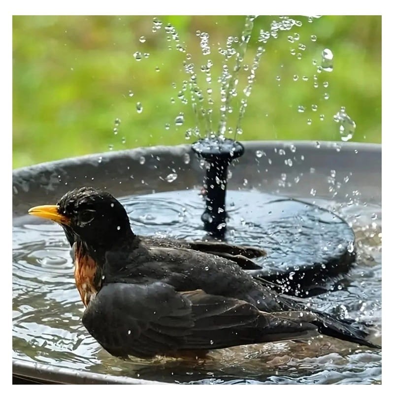 fontanna led solarna pływająca