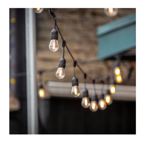 Lampa, oprawa zwieszana, girlanda 20x1W E27 długość 10m