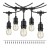 Lampa, oprawa zwieszana, girlanda 20x1W E27 długość 20m BAJA