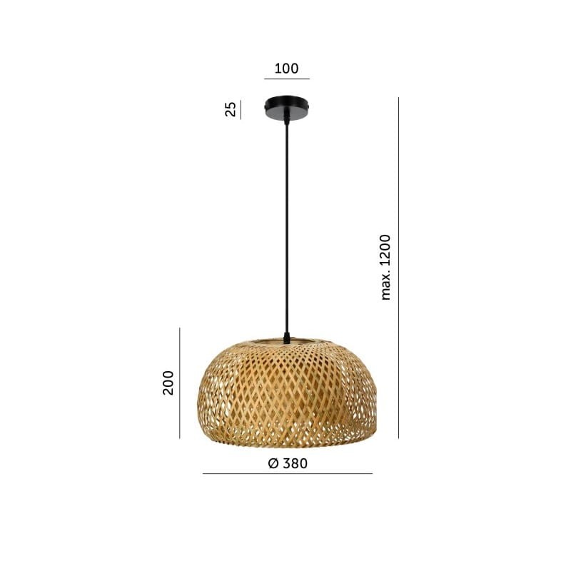 wymiary lampy baku