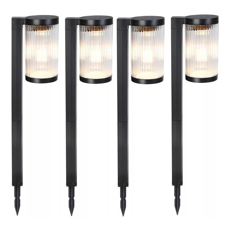 Lampa ogrodowa solarna wbijana kpl. 4 sztuki Filament