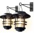 Lampa ogrodowa LED solarna wisząca 15lm