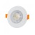 Panel LED 3W/5W/7W CCT podtynkowy biały okrągły ruchomy