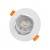 Panel LED 3W/5W/7W CCT podtynkowy biały okrągły