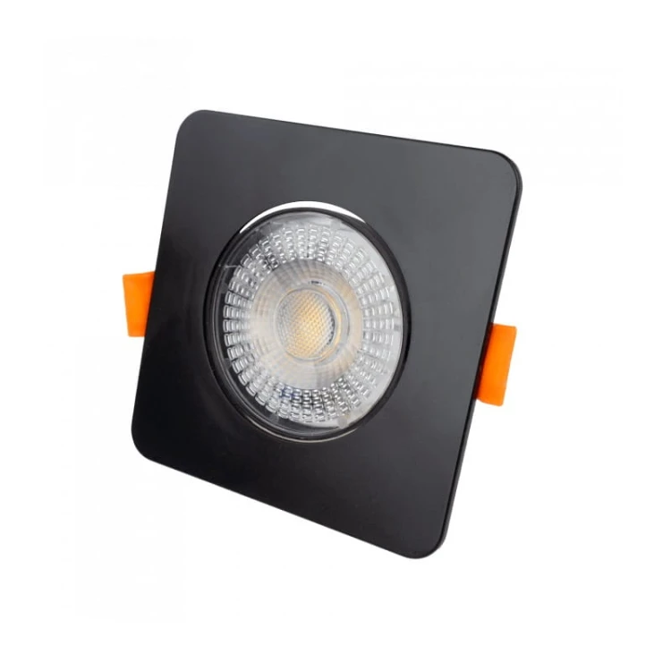 Panel LED 3W/5W/7W CCT podtynkowy czarny kwadrat ruchomy