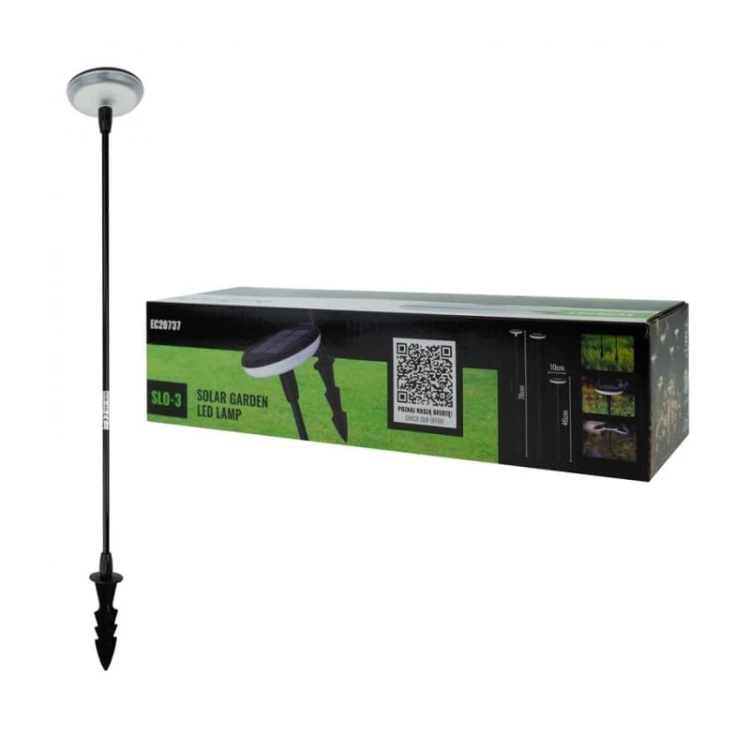 Lampa ogrodowa LED SOLARNA SLO-3 biała neutralna 4000K