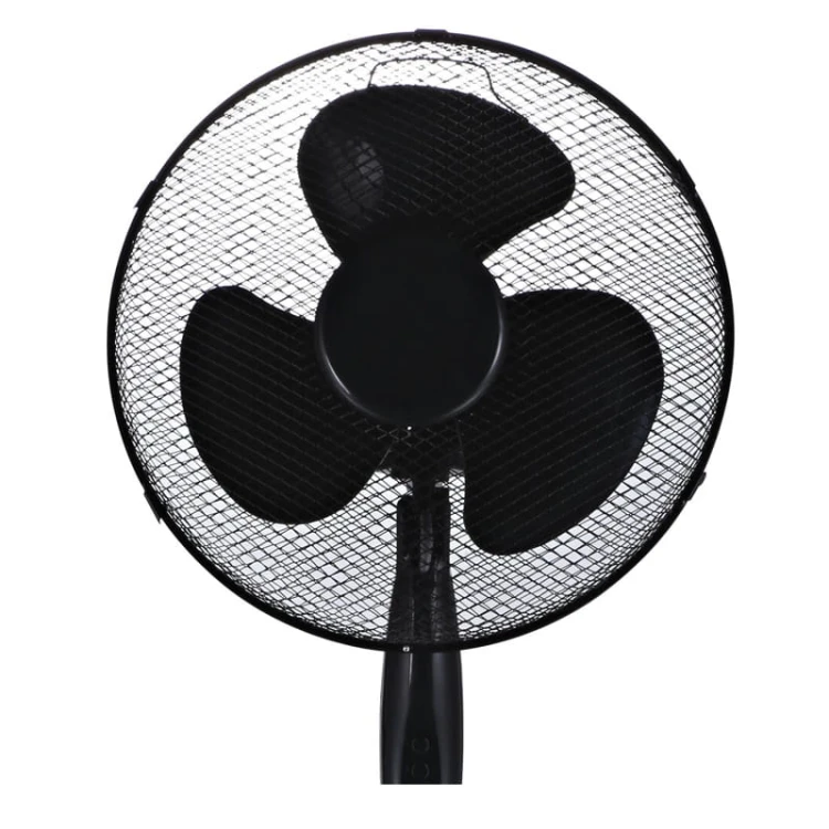 Wentylator podłogowy 45W czarny