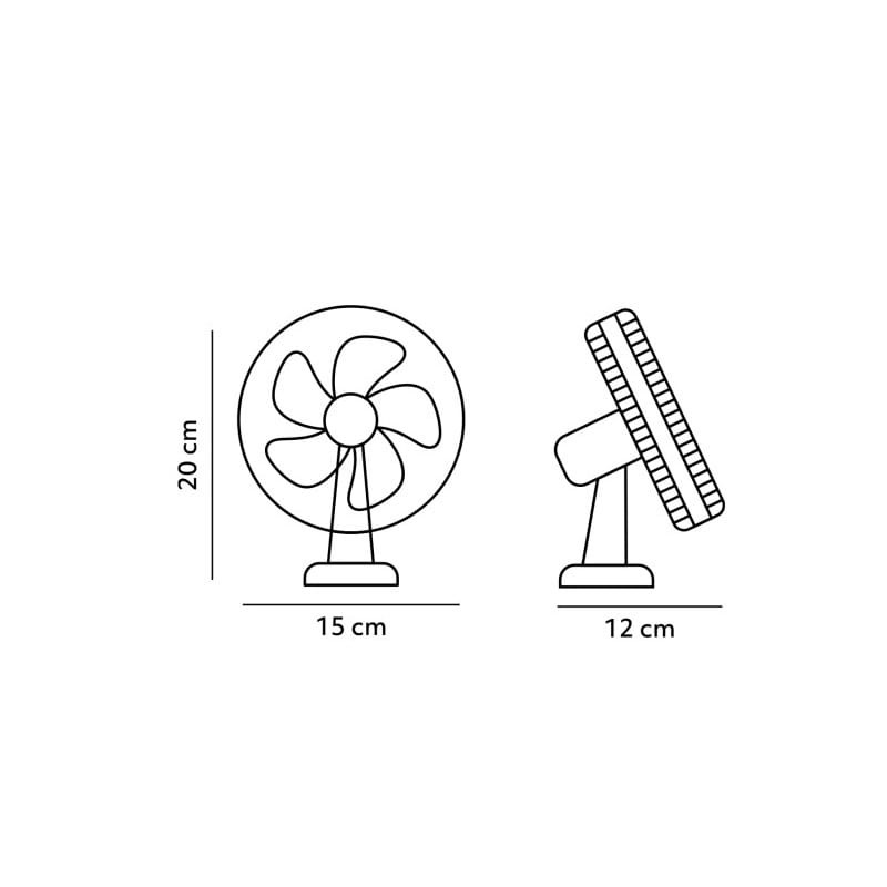 wymiary wentylatora viento na klips