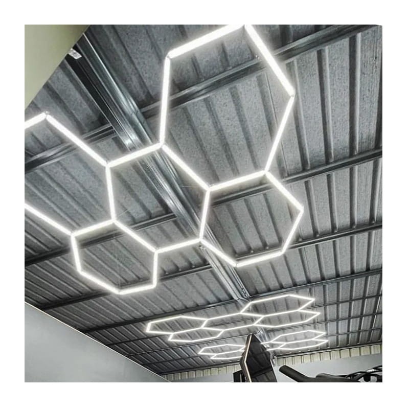 lampy hexagon przykład