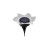 Lampa ogrodowa solarna LED 0,72W 30lm IP44 Kwiat biała ciepła