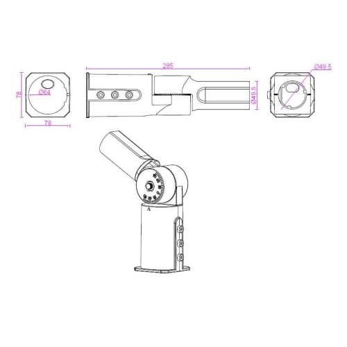 wymiary adaptera 9234