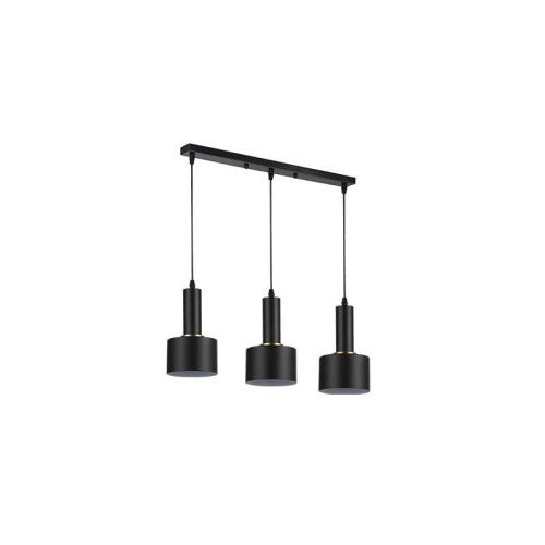Lampa sufitowa wisząca 3xE27 Tema czarna