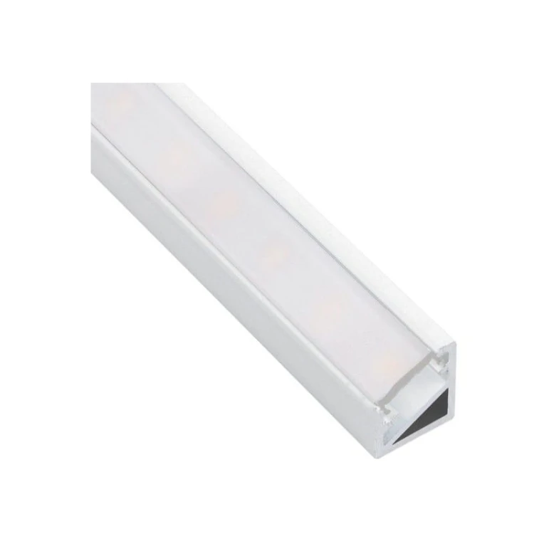 Profil 2m DES Triline Mini do taśm LED aluminiowy kątowy + klosz mleczny 2m