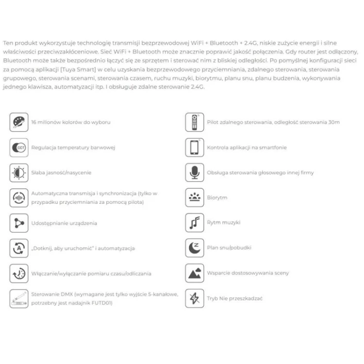 Sterownik LED WiFi 5in1 uniwersalny 30A - HW5