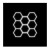 Zestaw 8 lamp LED HEXAGON 280W 4000K 230V AC