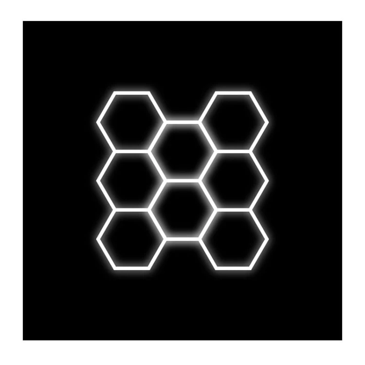 Zestaw 8 lamp LED HEXAGON 280W 4000K 230V AC