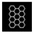 Zestaw 11 lamp LED HEXAGON 368W 4000K 230V AC
