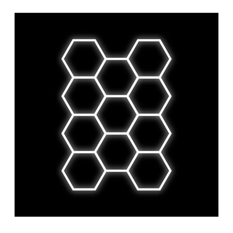 Zestaw 11 lamp LED HEXAGON 368W 4000K 230V AC