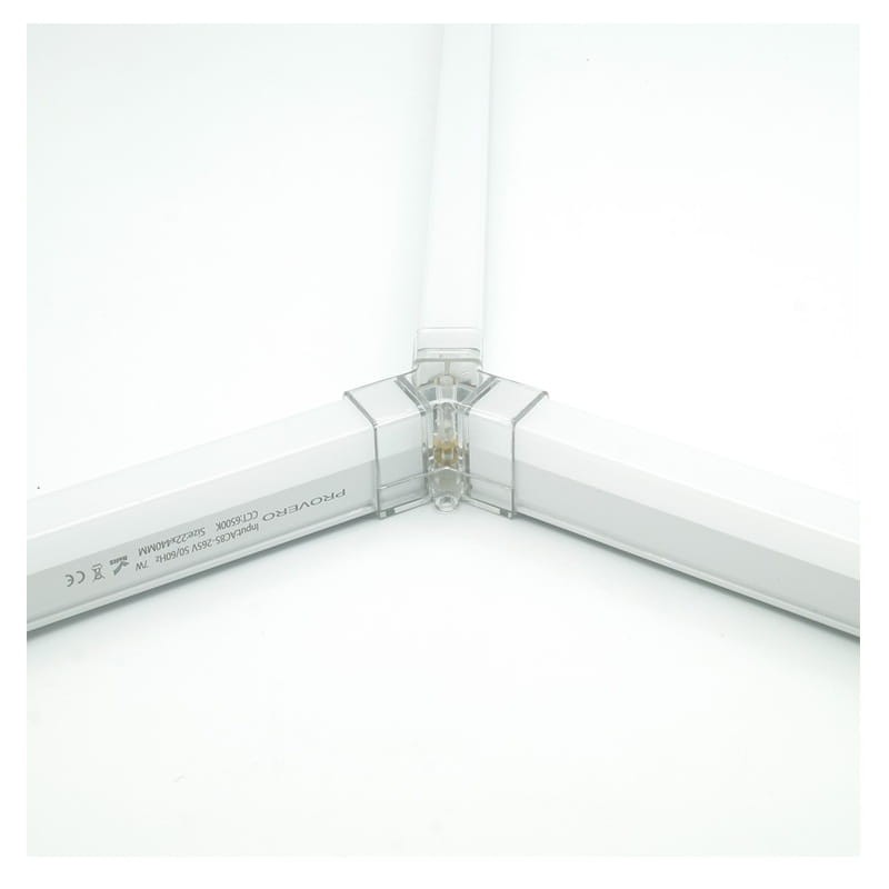 zestaw 14 lamp białych neutralnych hexagon