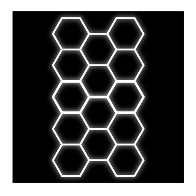 Zestaw 14 lamp LED HEXAGON 456W 4000K 230V AC